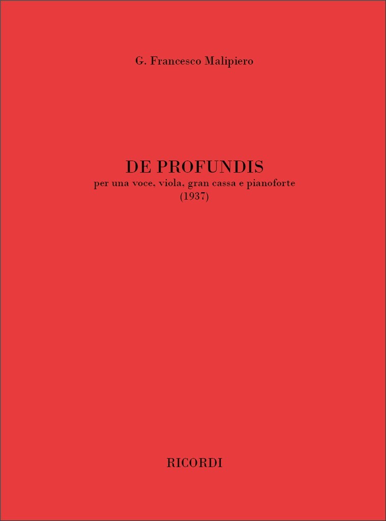 De Profundis